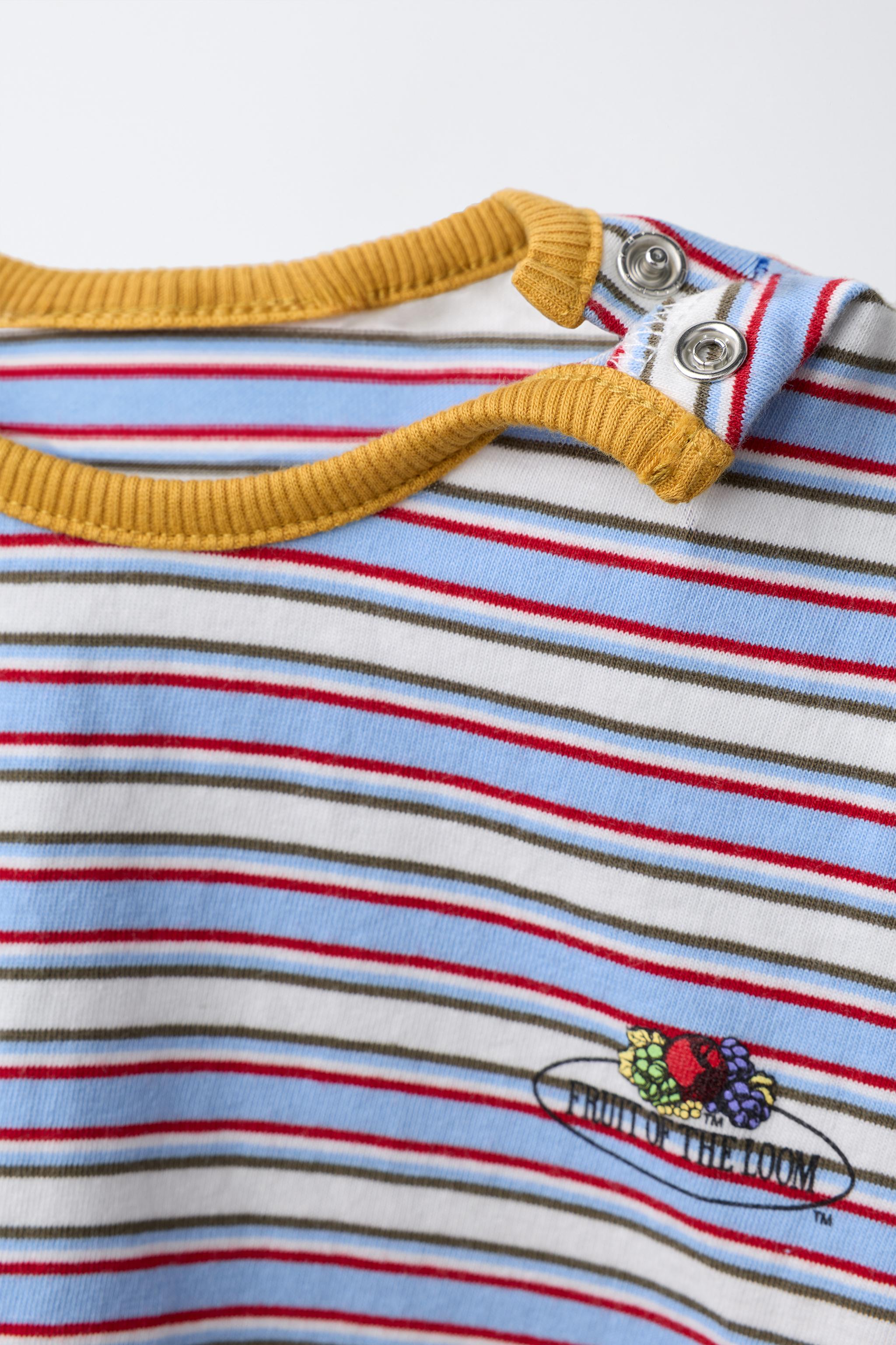 T-SHIRT IMPRIMÉ RAYURES FRUIT OF THE LOOM™